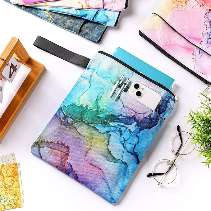 6 Pcs Book Sleeve with Zipper Book Cover